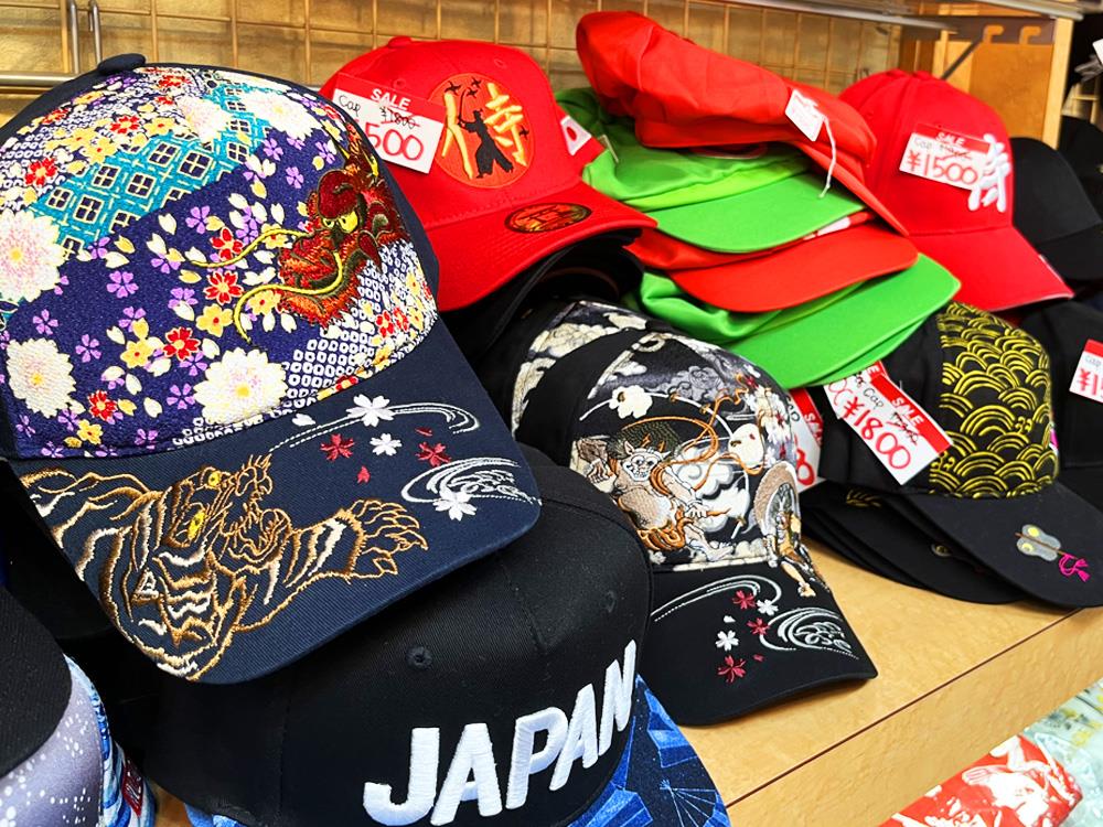 Japanese pattern cap
