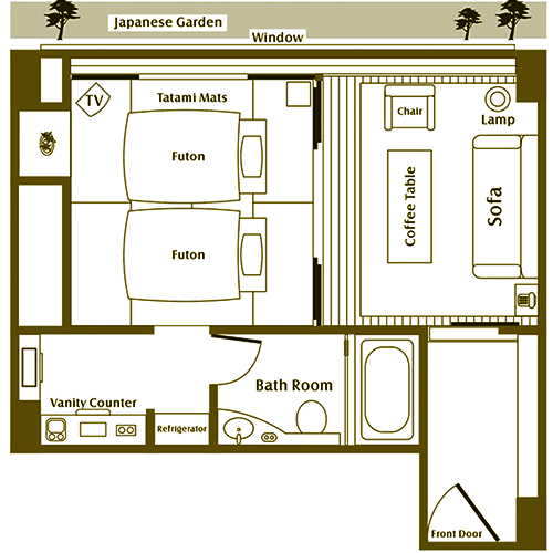 Japanese Suite Floor Plan