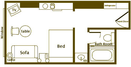 Double Room Floor Plan