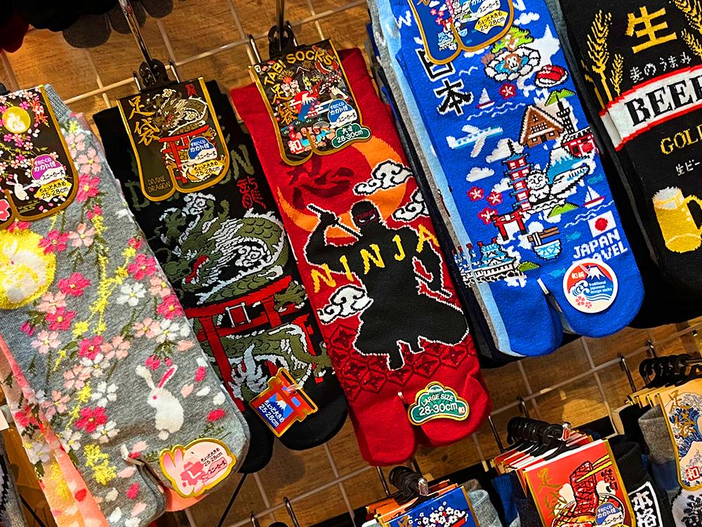 Japanese pattern socks