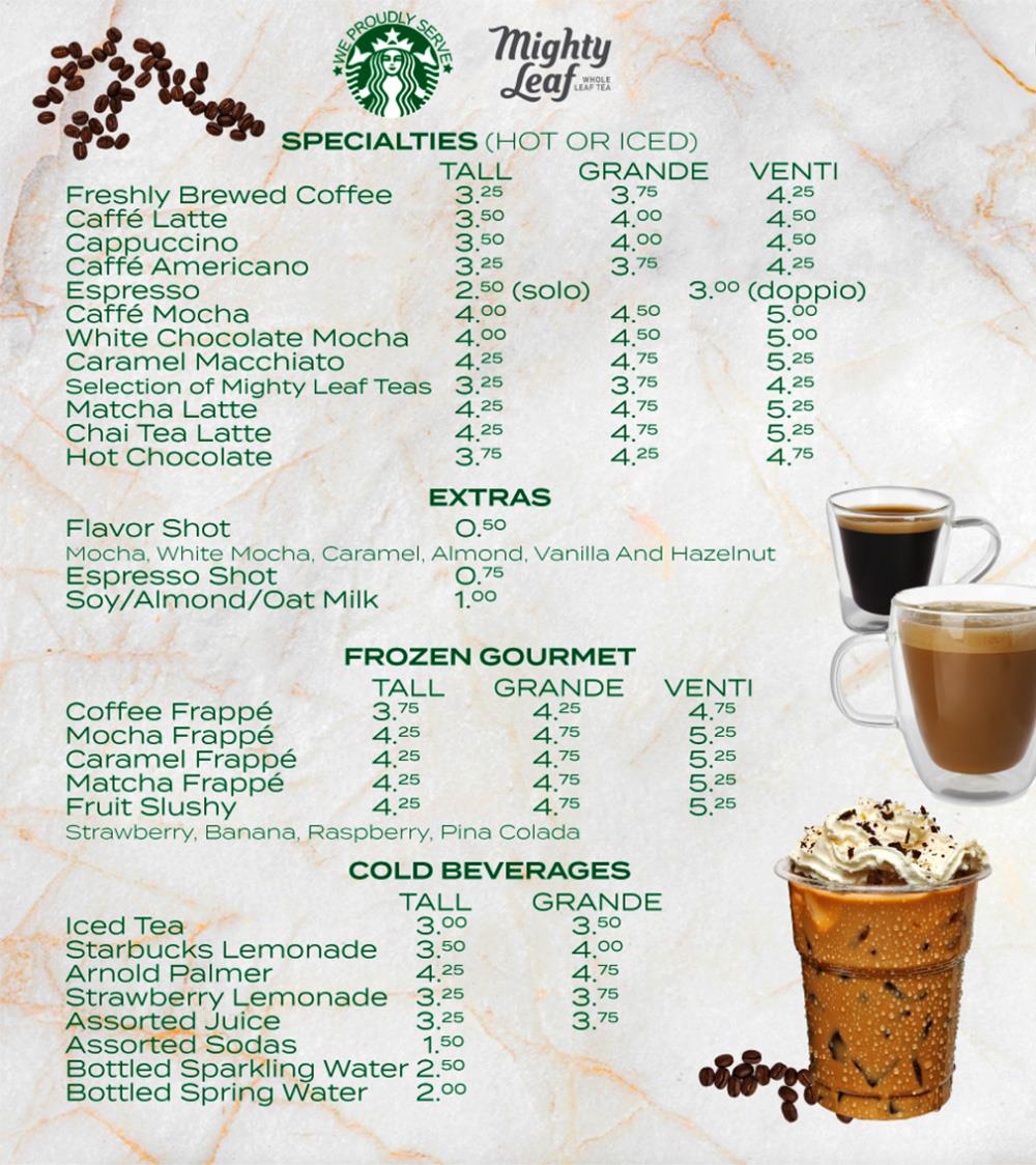 Sunrise Menu