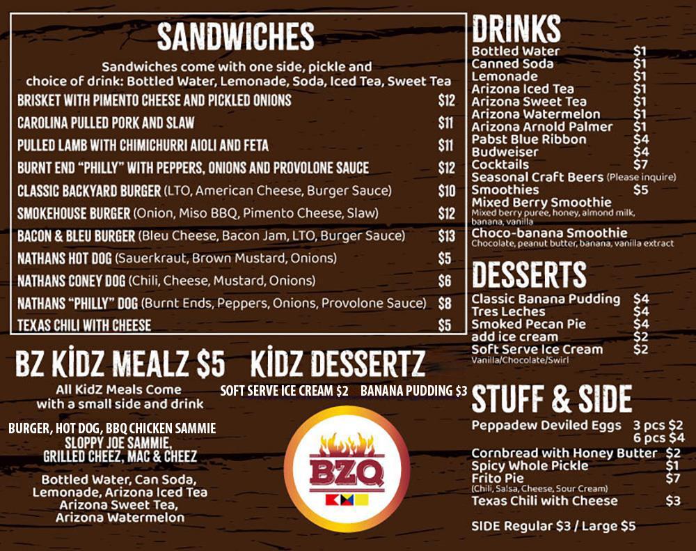 TO-Go Menu