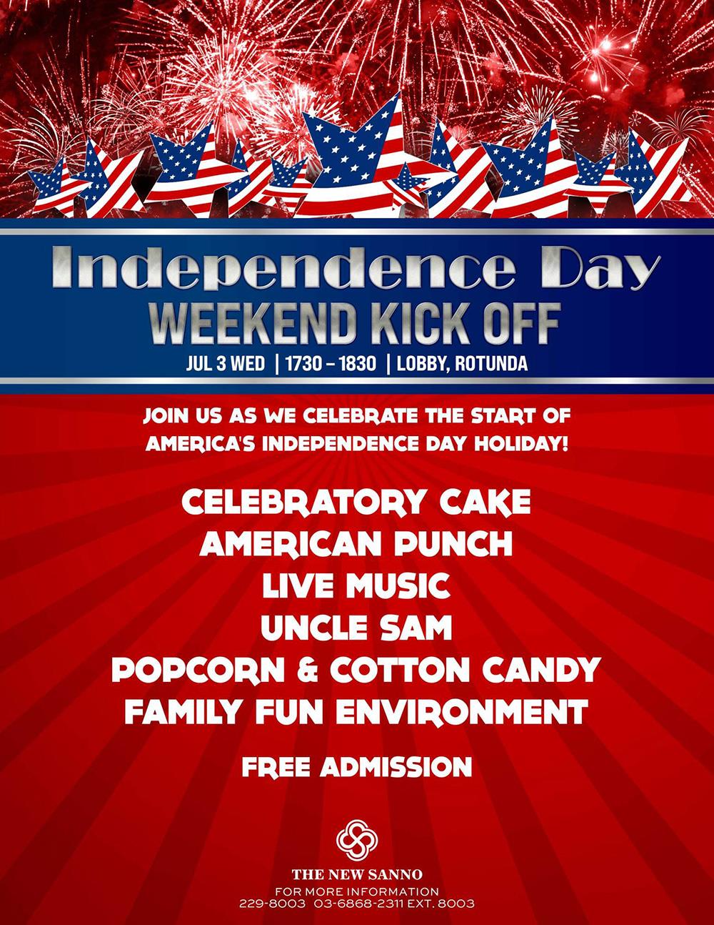Independence Day Weekend Kick Off Flyer