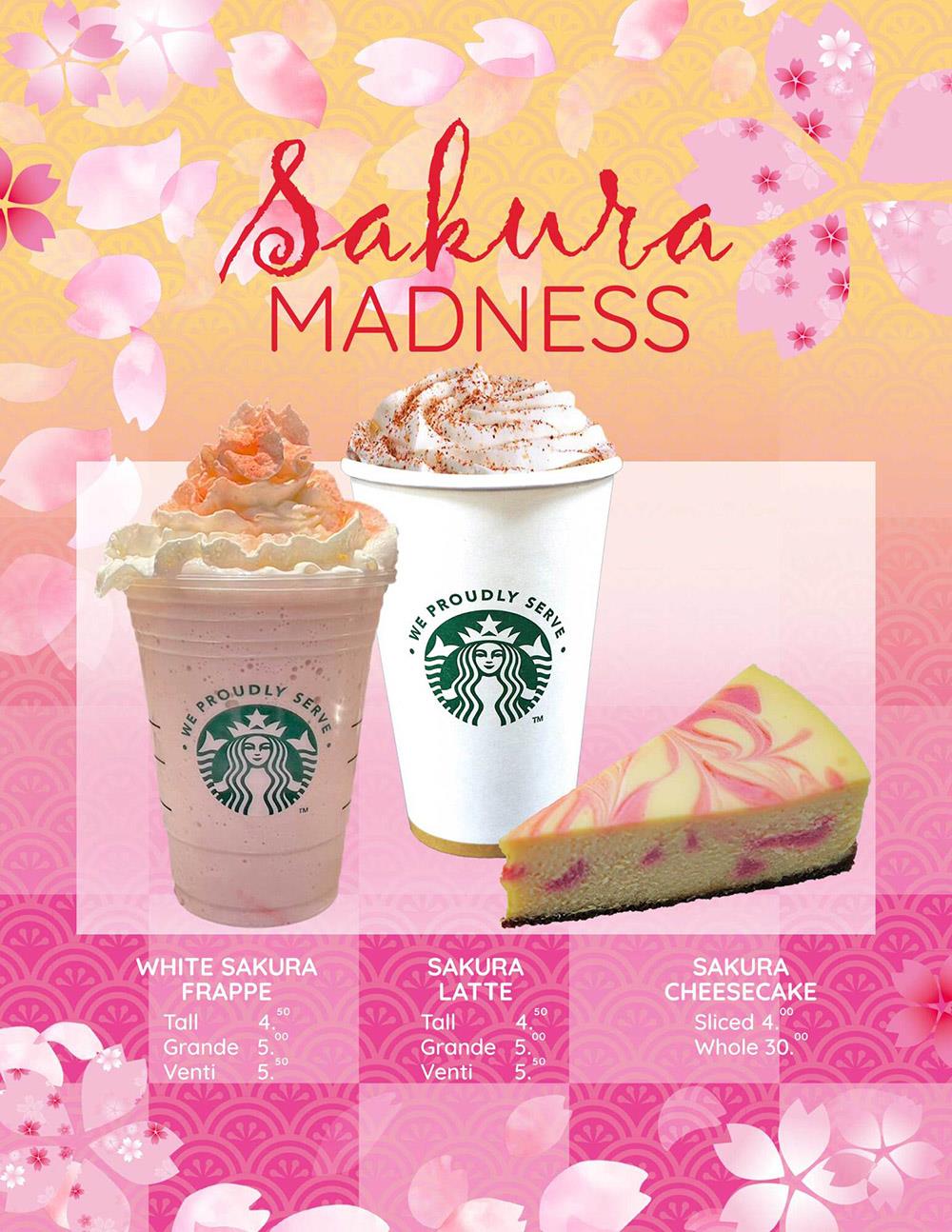 Sakura Madness Menu