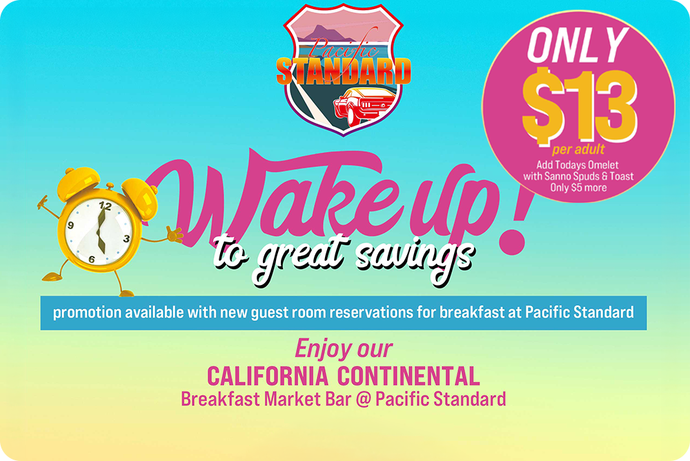 Wake up! to great weekday savings