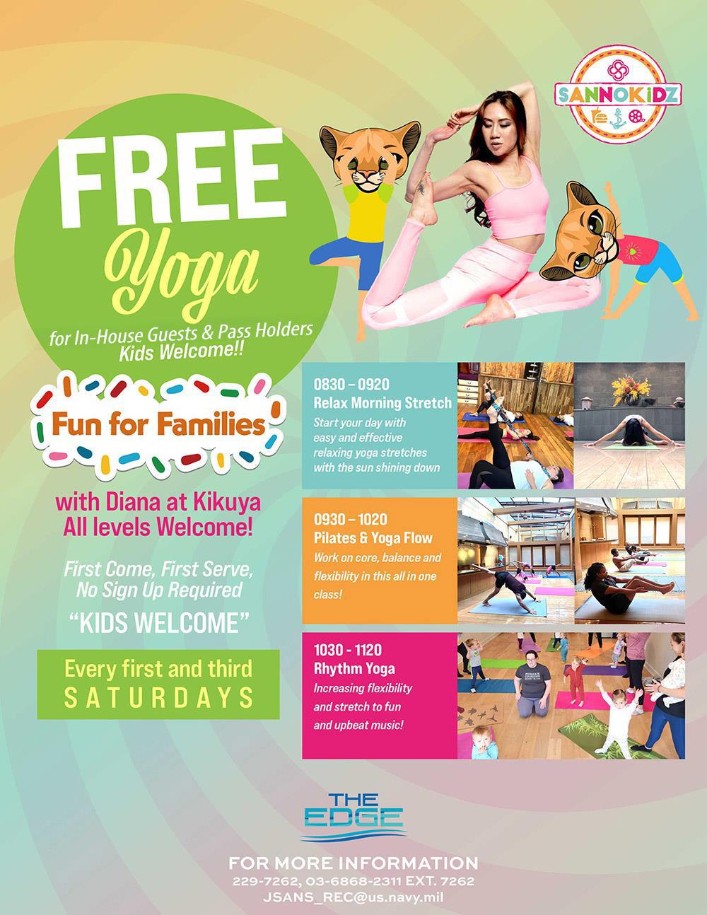 Free Yoga Classes