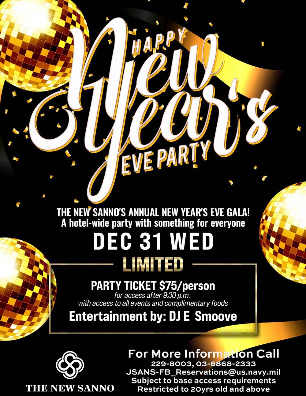 Happy New Year's Eve Party